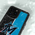 MLB Miami Marlins Split iPhone 15 Pro Waterproof Case